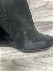LOUIS VUITTON BLACK SUEDE LEATHER BOOTS | SIZE 9.5 US - 41 EU